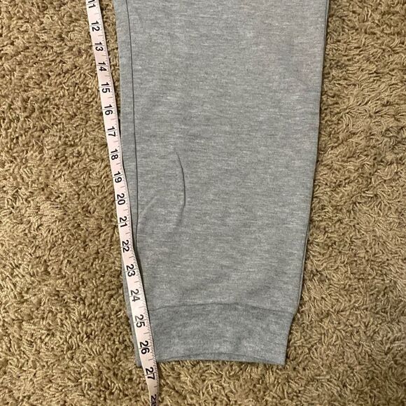 New Badgley Mischka gray lounge pants/sweat/jogger/pjs XL French terry - Picture 4 of 9
